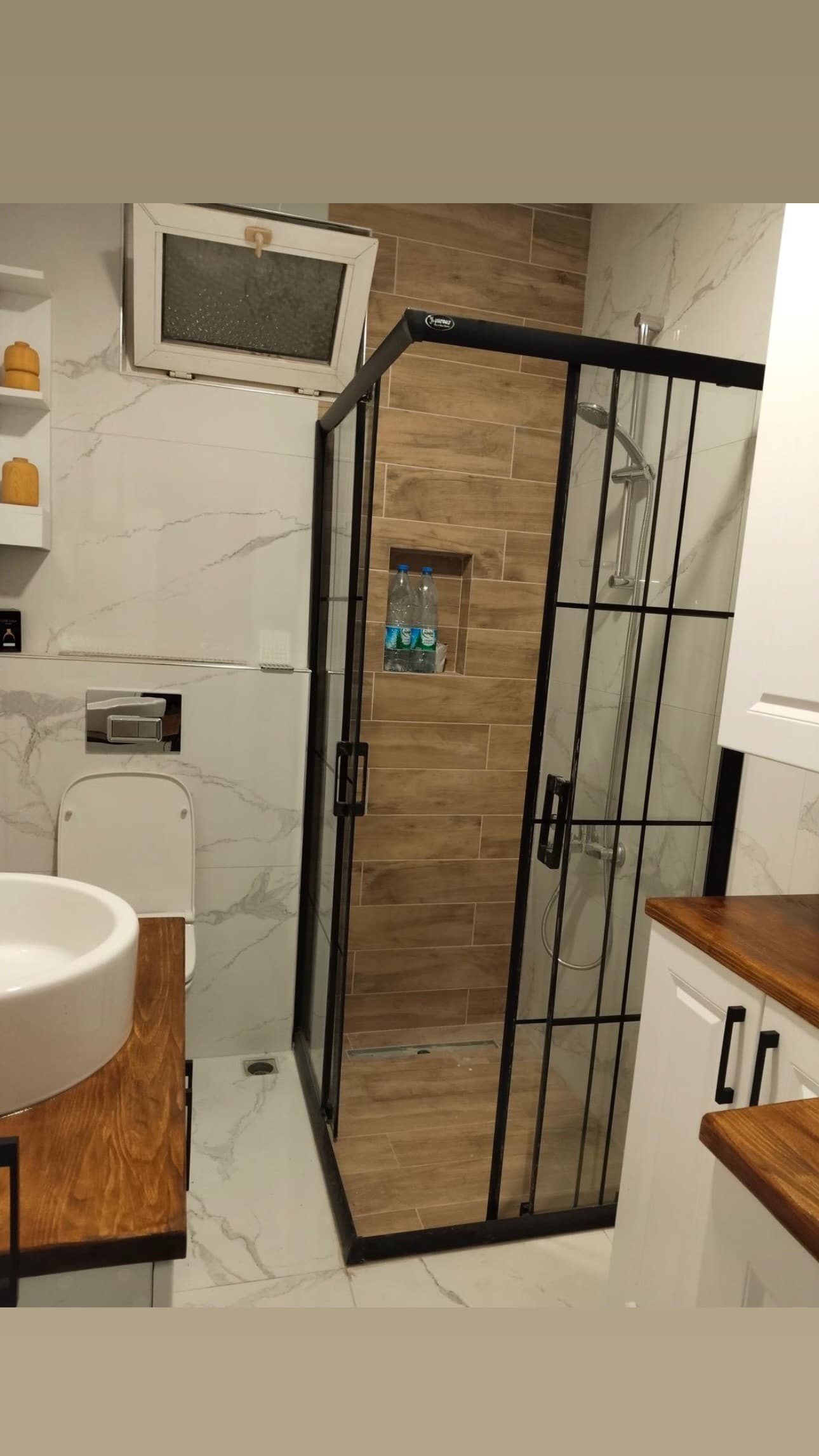 Modern banyo tadilatı - duşakabin, seramik fayans ve vitrifiye montajı